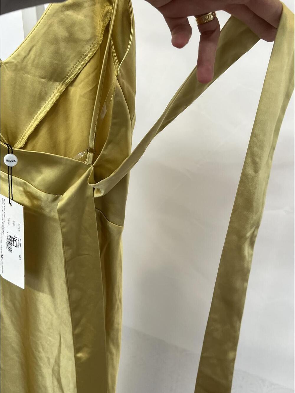 SNDYS Spain Maxi Dress in Gold - Picture 8 of 9
